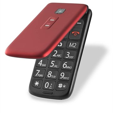 OLD Celular Flip Vita Dual Chip Mp3 Vermelho Multilaser - P9021