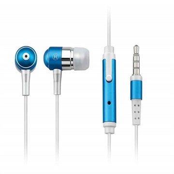 OLD Fone De Ouvido Multilaser Auricular Com Microfone Azul P2 - PH060