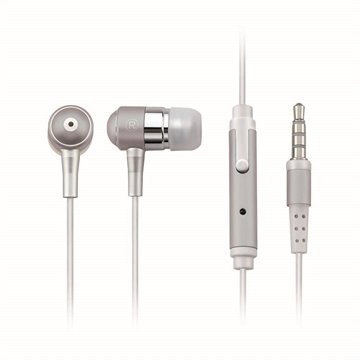OLD Fone De Ouvido Multilaser Auricular C/Mic Prata P2 - PH062