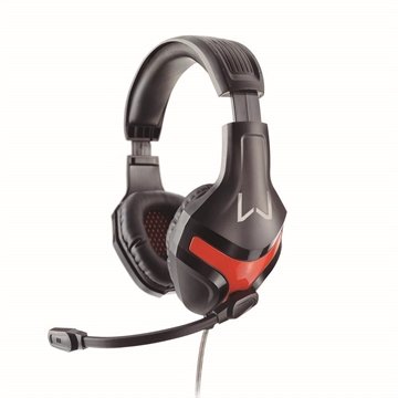 OLD Headset Gamer Warrior Harve P2 Stereo Preto e Vermelho - PH101