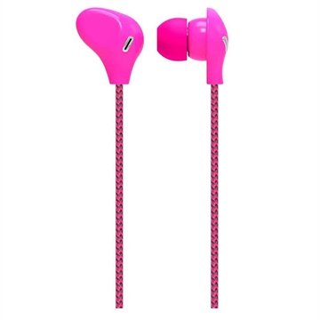 OLD Fone De Ouvido Cabo De Nylon E Microfone Rosa Multilaser - PH196