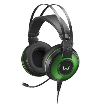 OLD Fone De Ouvido Headset Warrior Raiko Com Microfone E Leds - PH259