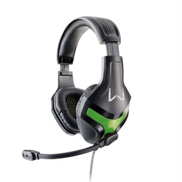 OLD Headset Gamer Warrior Harve P2 Stereo Preto/Verde - PH298
