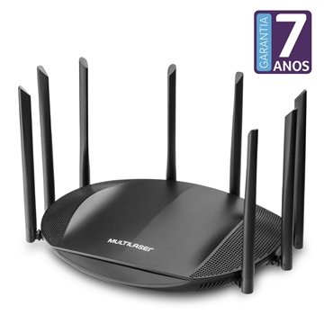 OLD Roteador Multilaser Sirius Gigabit Ac2600 8 Antenas - RE016