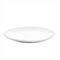 6 Pratos de Sobremesa Wolff Beads de Porcelana Branco 20 cm