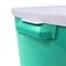 Porta Ração 15Kg Pet Pote Container Tampa Anti-Formiga - Verde - 3 Unidades