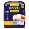 Bigfral Fralda Descartável Adulto Roupa Íntima Noturna Tamanho G/XG - 8 Pacotes com 7 Fraldas - Total 56 Tiras