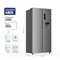 Geladeira Side By Side Frost Free 480 L Hq Inverter Com Dispenser De Água Inox Hq-480Sbswdk