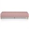 Kit 2 Puffs Decorativo Bali W01 Espuma Linho Rosa Lyam Decor