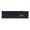 Teclado Maxprint Oficeeasy - Com Fio, Usb 2.0, Preto