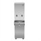 Bebedouro Industrial Frisbel Coluna 2 Torneiras Natural E Gelada 25 Litros Inox Ra025