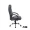 Cadeira De Escritório Presidente Fox Racer Base Cromada Com Rodinha Cinza Ut-C300