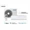 Ar Condicionado Split Samsung Digital Inverter Ultra Ai 24000 Btus Frio 220V Ar50f24d1ahnaz