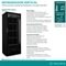 Refrigerador Vitrine Metalfrio 572 Litros VB52AH |  Frost Free, Porta de Vidro, Preto, 110V