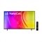 Smart TV NanoCell 65" LG 65NANO80 4K com Wi-Fi, 2 USB, 4 HDMI, ThinQ AI, 60Hz