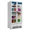 Refrigerador Vitrine Metalfrio Optima 752 Litros VB70AL | Porta de Vidro, Frost Free, Branco, 110V