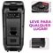 Caixa de Som Amplificada Aiwa Party Box AWSPB01 | Entrada AUX, USB, Bluetooth, 200W RMS, Preto, Bivolt