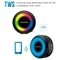 Caixa de Som Amplificada Aiwa Mini Speaker AWSSP02 | 7 Modos de Luz, Bluetooth, 200W RMS, Preto