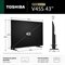 Smart Tv Toshiba Qled Full Hd 43 Polegadas Com Processador Hg, Inteligência Toshiba Ai E Áudio Potente Multicanal 43V45ss Bivo