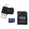 Kit Multilaser MC151 4 em 1: Cartão De Memória Ultra High SpeedI + Adaptador USB Dual Drive + Adaptador SD 32GB até 80 Mb/S