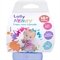 Copo Lolly Clean com Canudo Azul 300ml