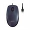 Mouse Logitech M100, USB, 1000DPI, Preto