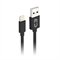 Cabo USB-USB Lightning C3Plus CB-L10BK, Preto, 1m, 2A
