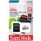 Cartão de Memória Micro SD Sandisk Ultra 128GB, Classe 10, C/Adaptador - SDSQUNR-128G-GN3MA