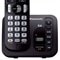 Telefone sem Fio Panasonic KX-TGC220LBB, Dect 6.0, Secretária Eletrônica, Viva-Voz, Preto