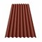 Telha Onduline Clássica Fit 200x78cm Vermelha