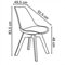 Cadeira Decorativa Sala e Escritorio SelfCare (PP) Cinza G56 - Gran Belo