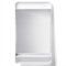 Armário Atlas para Banheiro PR6100-1 Branco com Espelho