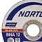 Disco de Corte Norton BNA12 4.1/2P 115X1,6X22,23MM Azul Embalagem com 25 Unidades