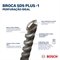 Broca para Concreto Bosch SDS Plus1 4 x 110mm