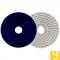 Disco Flexível Diamantado Norton Brilho D'Água | 100mm 4 Passos G050 Azul - Embalagem com 10 Unidades