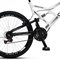 Bicicleta Colli GPS Freio V-brake Trocador na Luva Branca/Preto Aro 26 Aero 36 Raias 21 V 148_05D
