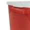 Porta Ração 15Kg Pet Pote Container Tampa Anti-Formiga - Vermelho - 3 Unidades
