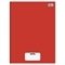 Caderno Costurado Tilibra 1/4  Capa Dura Mais+ Vermelho 48 Folhas - Embalagem com 15 Unidades