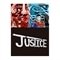Caderno Espiral Jandaia Universitário Capa Dura Liga da Justiça 1 Matéria 80 Folhas- Embalagem com 4 Unidades (Sortidos)