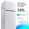 Geladeira Refrigerador Hq Defrost 230 Litros Branco Hq-230Rdfs