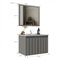 Gabinete Banheiro 60cm com Espelheira e Cuba Multimoveis CR10104