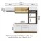 Armário De Cozinha Completa Stella 7 Portas 2 Gavetas Mdf 270Cm Rustic-Branco