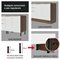 Armário De Cozinha Completa Stella 7 Portas 2 Gavetas Mdf 270Cm Rustic-Branco