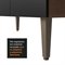 Armario Cozinha Compacta 235cm Rustic/Preto Gourmet
