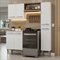 Armario De Cozinha Compacta 156 Cm Branco Emilly Madesa 02