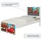 Cama Infantil Solteiro 195cm X 96cm Kmteb Quartel D- Fogo