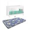 Berco Com Colchao Ditalia Multifuncional 3x1 BBI-51 Branco
