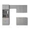 Cozinha Compacta Amy 8 Portas 5 Prateleiras Mdf Cinza Casa 812