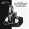 Aparador De Pelos Mondial Super Groom 10 Bg-06 Lâmina Aço Inoxidável Sem Fio Preto E Prata Bivolt