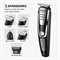 Aparador De Pelos Mondial Super Groom 10 Bg-06 Lâmina Aço Inoxidável Sem Fio Preto E Prata Bivolt